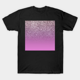 Pink metallic gradient T-Shirt